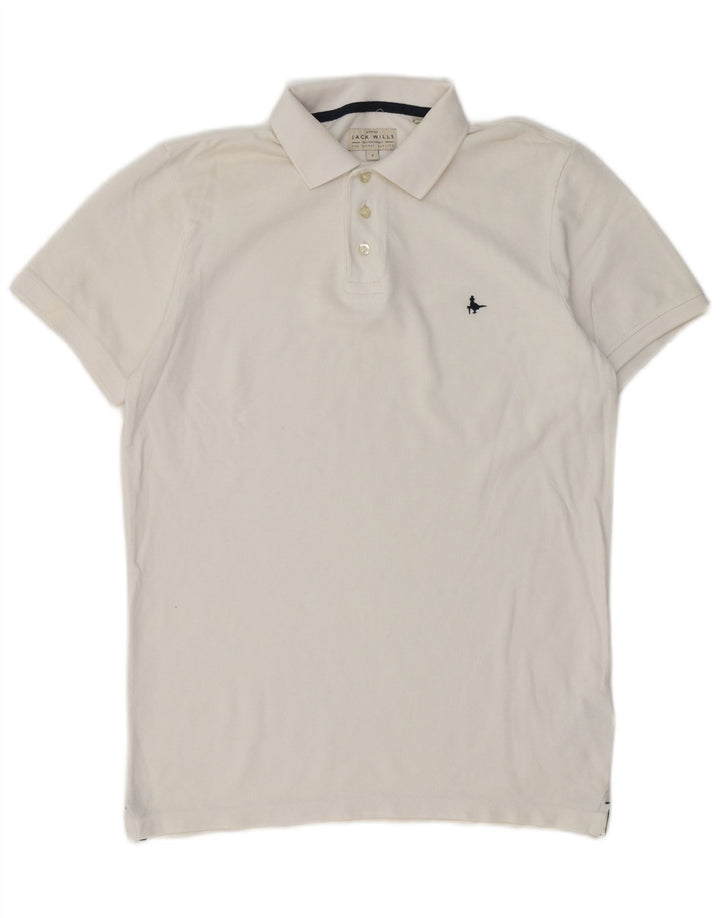 Polo Jack Wills Hombre Pequeño Algodón Blanco