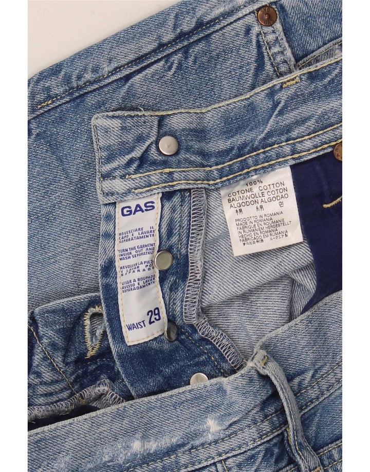 Shorts Vaqueros Mujer Gas W29 Algodón Azul Medio