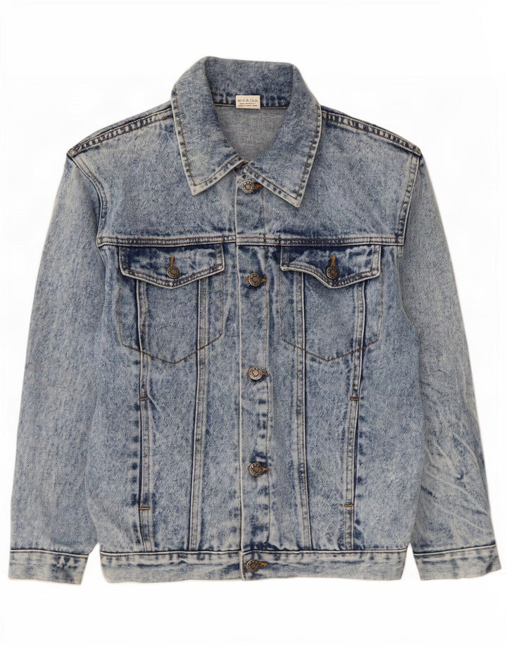 Chaqueta vaquera vintage para niños 11-12 años Algodón azul