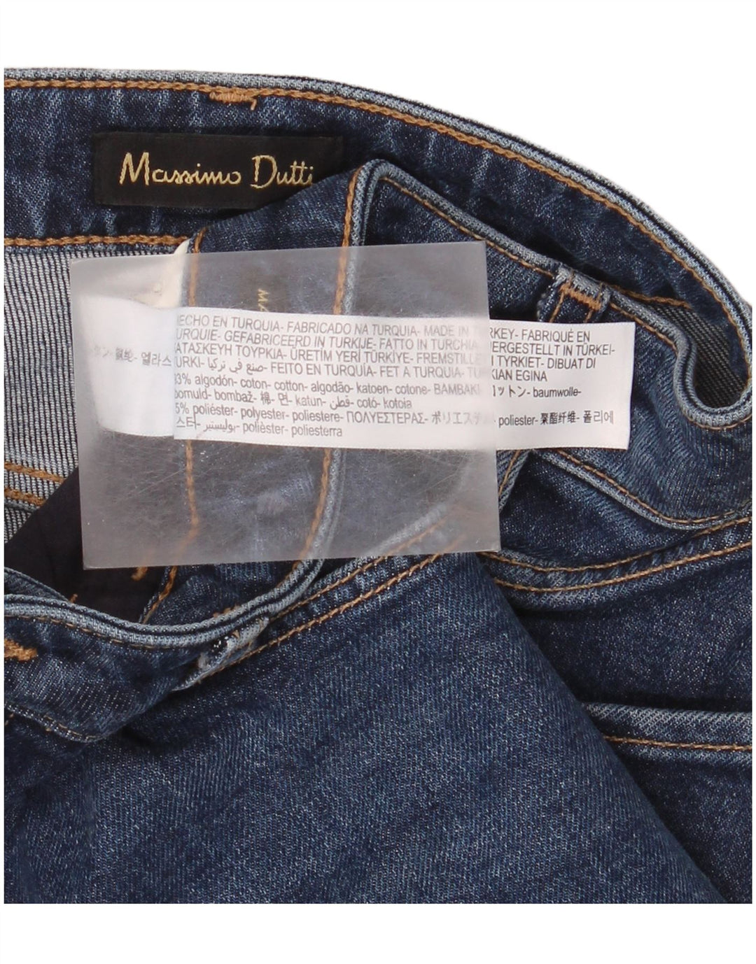 Massimo Dutti Vaqueros Slim Mujer EU 40 Medium W30 L30 Azul Algodón