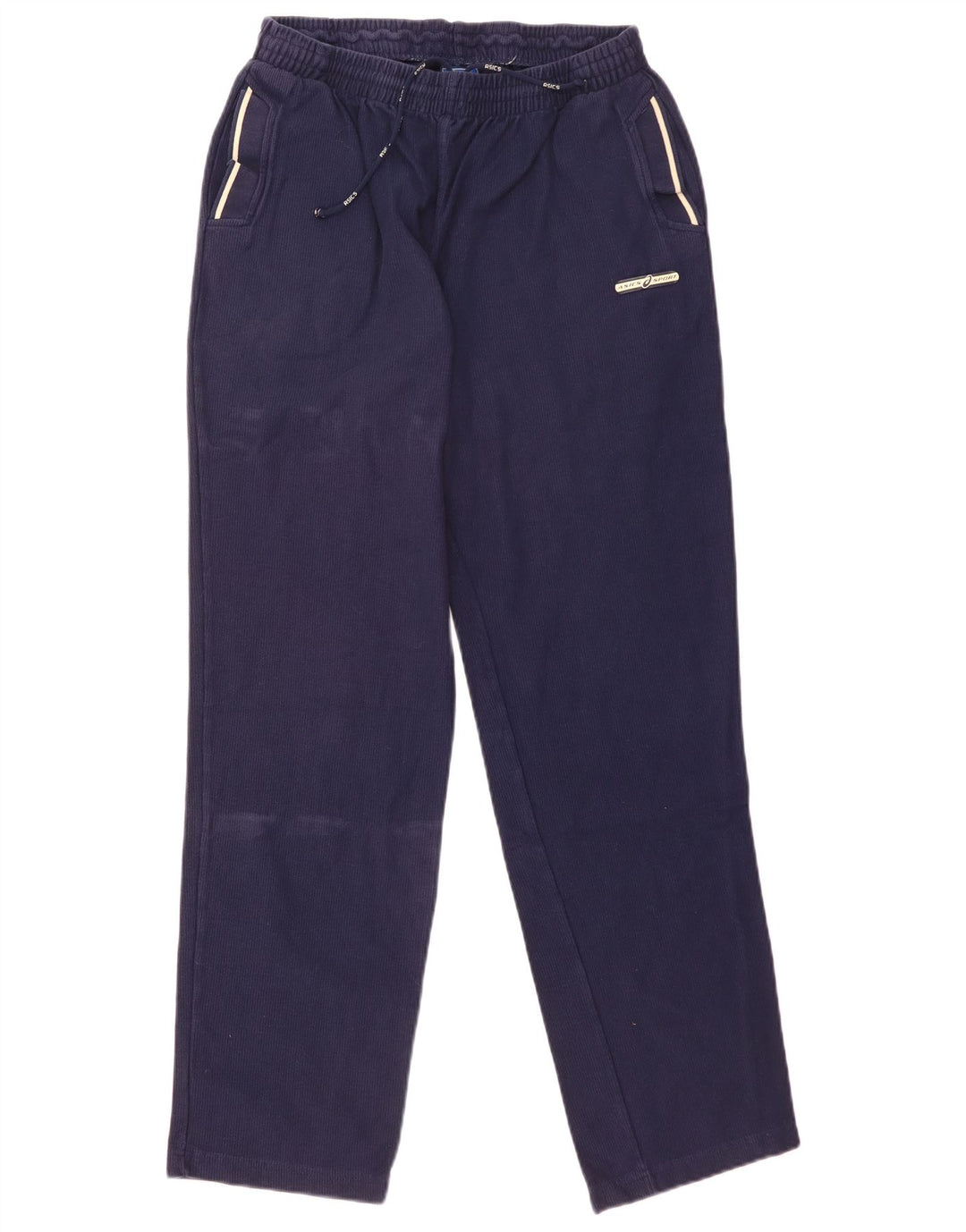 Asics - Pantalón de chándal para hombre, talla grande, algodón azul marino