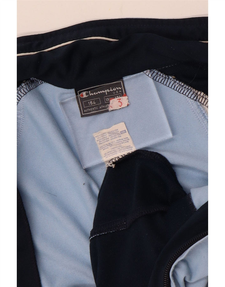 CHAMPION Chaqueta de chándal para niño 13-14 años Azul Poliéster color block