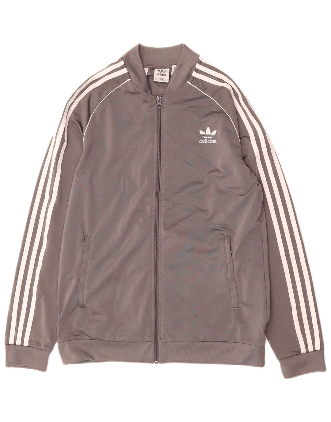 Adidas Chaqueta Chándal Niño 15-16 Años Gris Poliéster