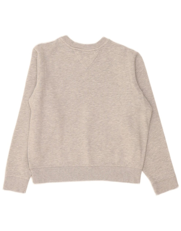 Tommy Hilfiger Sudadera gráfica para mujer Jumper UK 6 XS Gris moteado