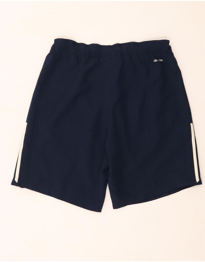 ADIDAS Mens Climalite Sport Shorts Pequeño Azul Marino Poliéster