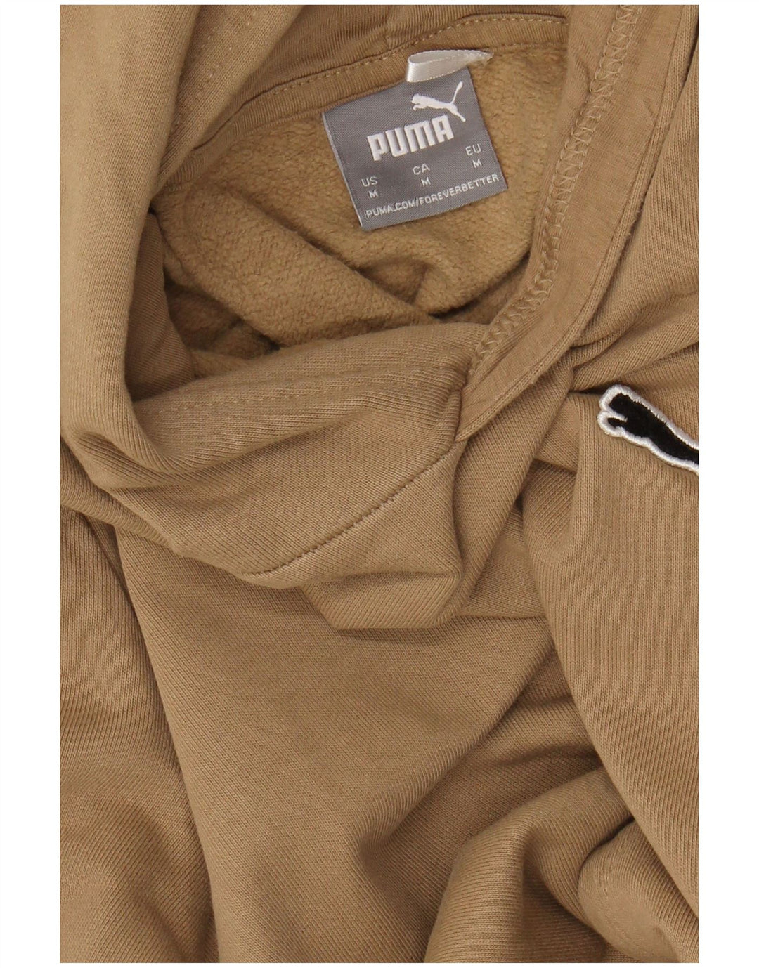 PUMA Jersey con capucha para hombre, color beige medio