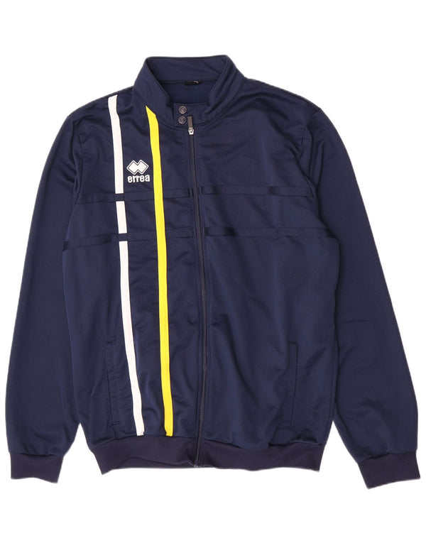 Errea Mens Chándal Top Chaqueta Grande Azul Marino Colorblock