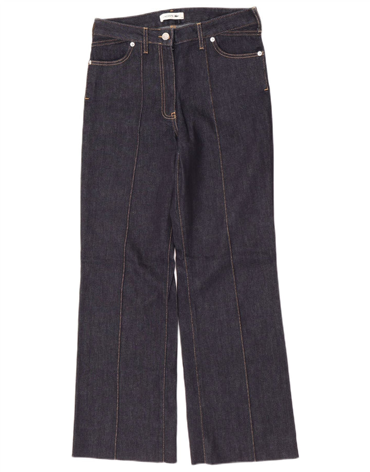 Lacoste Jeans Bootcut para Mujer Talla 36 Small W28 L29 Algodón Azul Marino