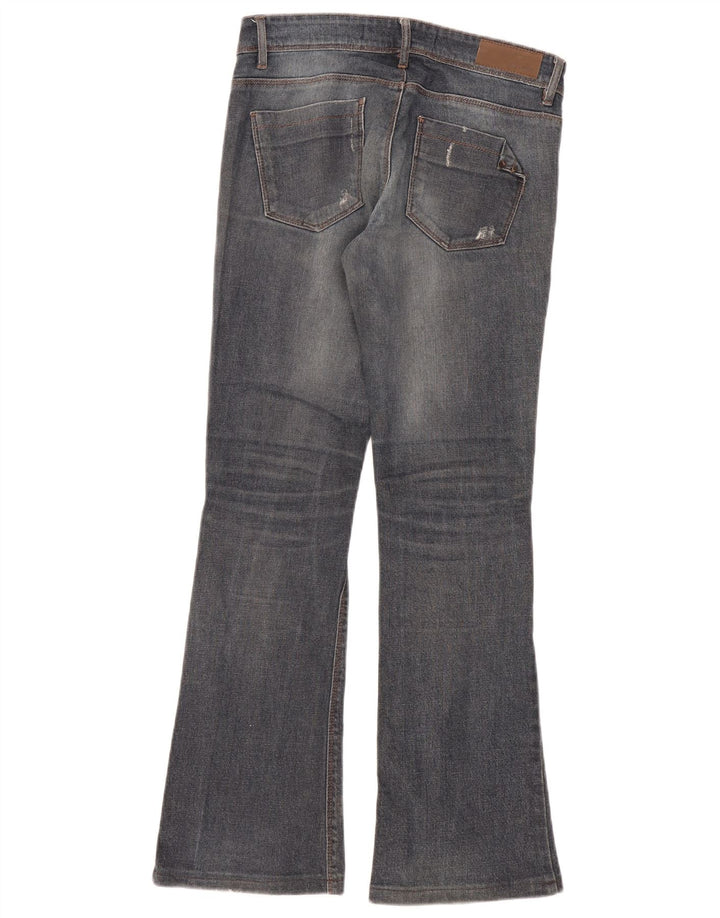 Zara Jeans Acampanados Para Mujer EU 38 Small W28 L31 Azul Marino