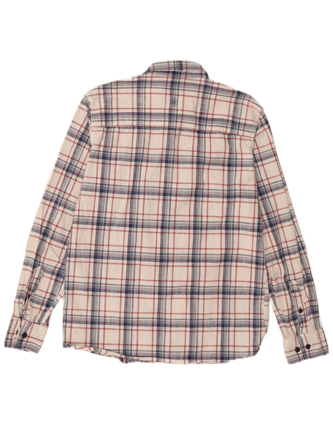 Camisa de cuadros para hombre de Fat Face Small Blue Check Cotton
