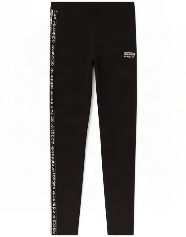 Leggings gráficos Adidas para mujer UK 12 Medium Black Colourblock Cotton