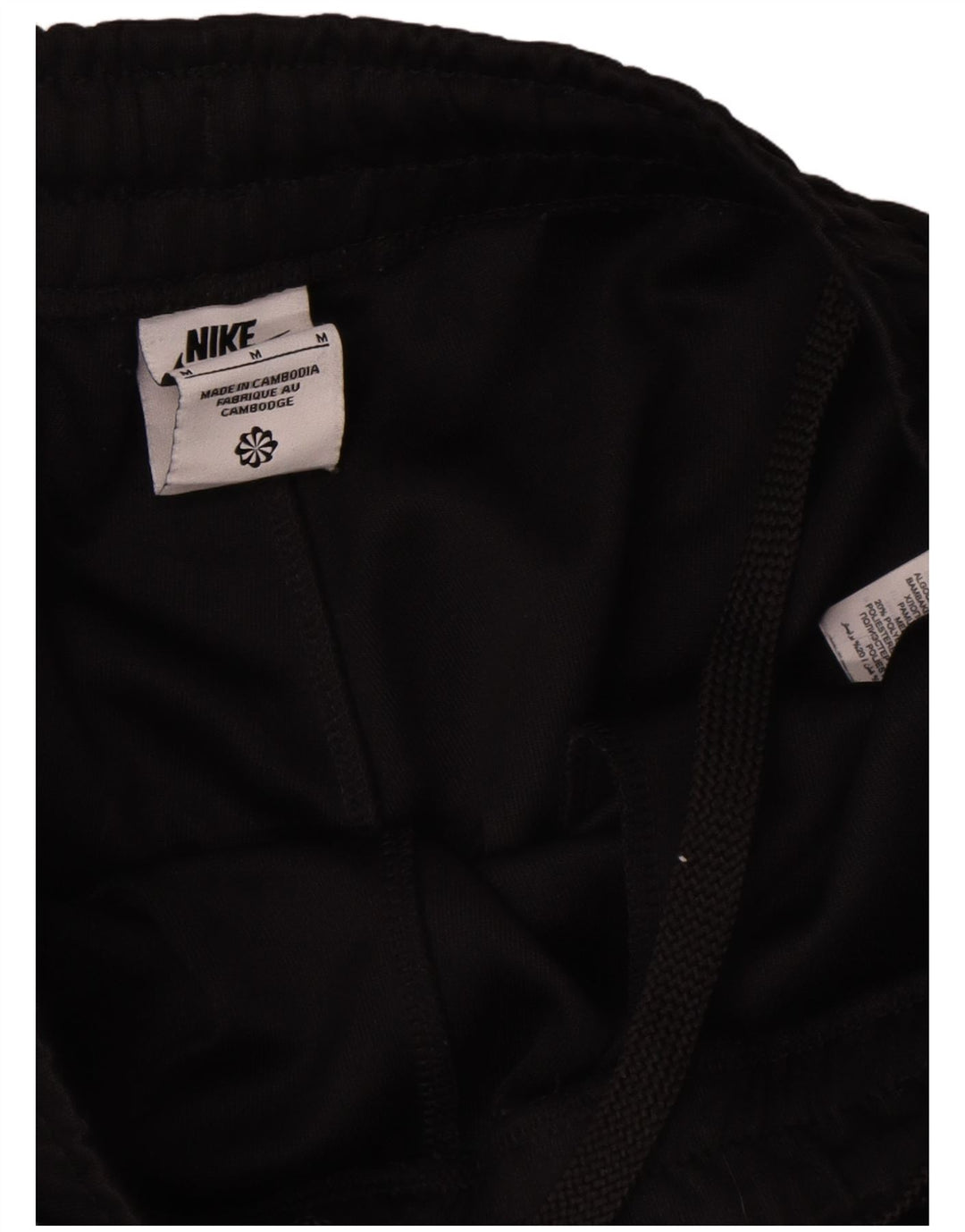 Nike Pantalones De Chándal Cargo Con Gráficos Joggers De Algodón Negro Mediano