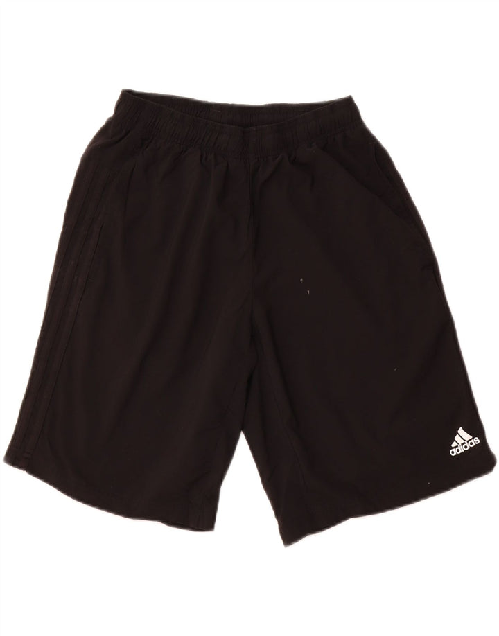 Pantalones cortos deportivos ADIDAS Climalite para hombre Poliéster negro mediano