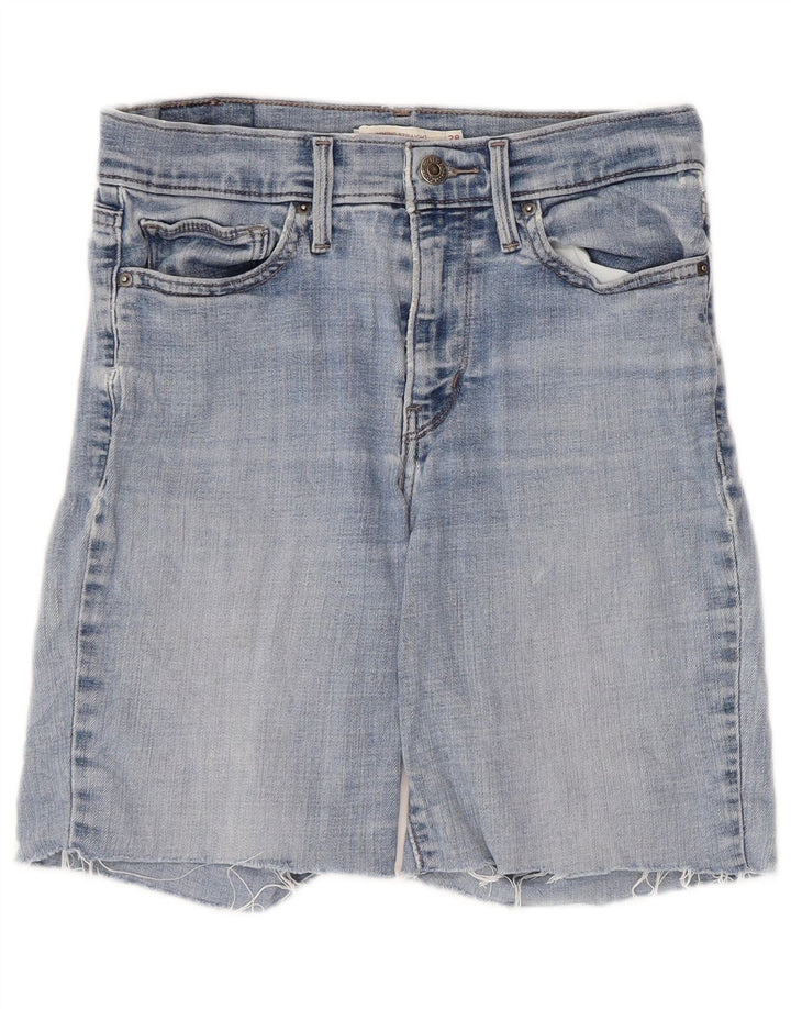 Shorts Levi's Mujer W28 Algodón Azul Medio