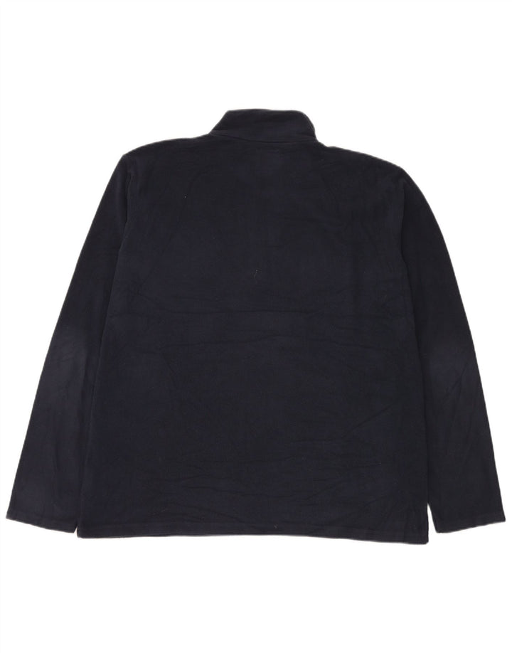 Jersey de forro polar con cuello y cremallera para hombre de Mountain Warehouse Poliéster azul marino grande