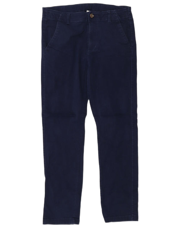 Izod Pantalón chino recto para niño 15-16 años W30 L28 Azul marino Algodón