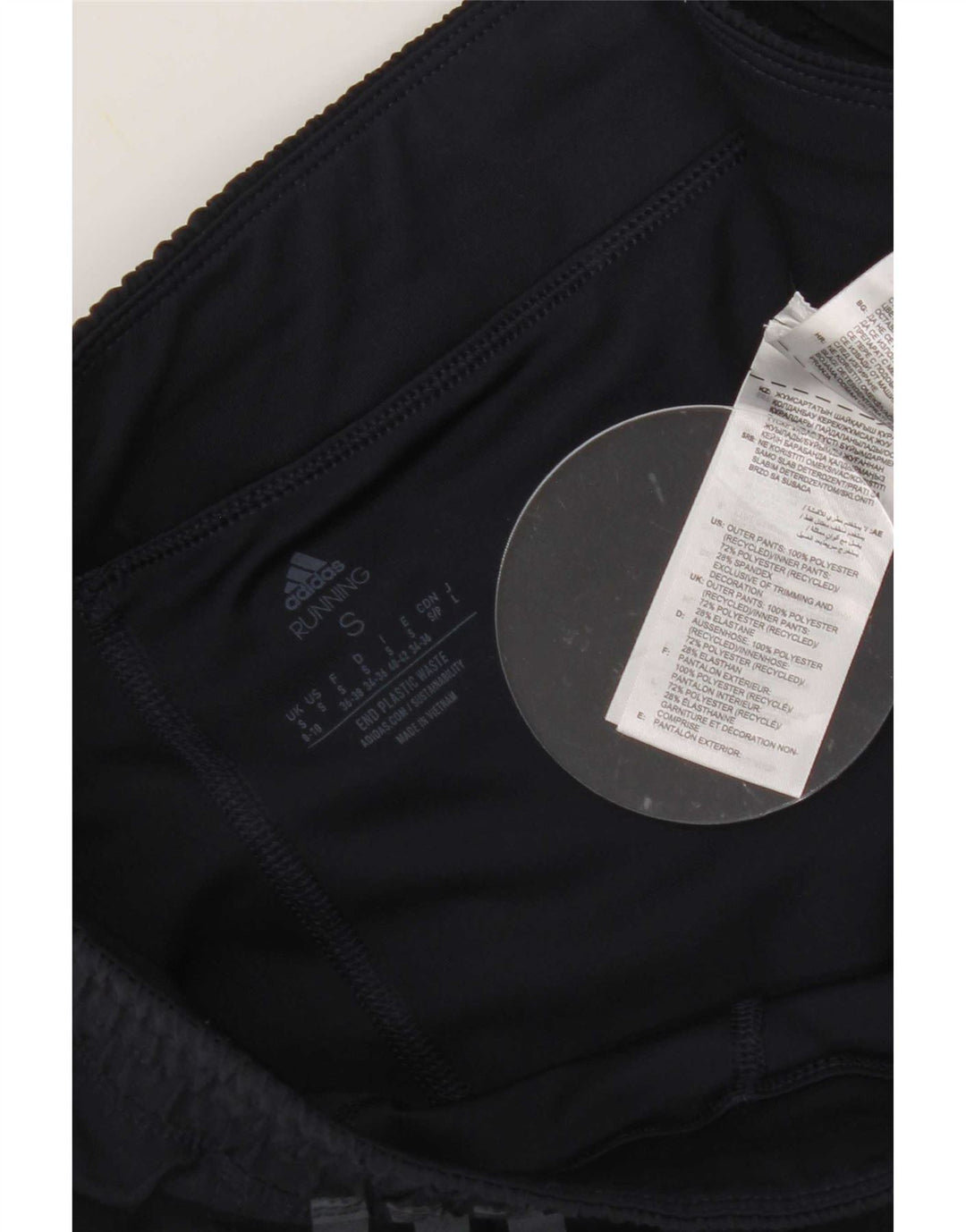 Adidas Mujer Aeroready Skort UK 8/10 Pequeño Azul Marino Poliéster