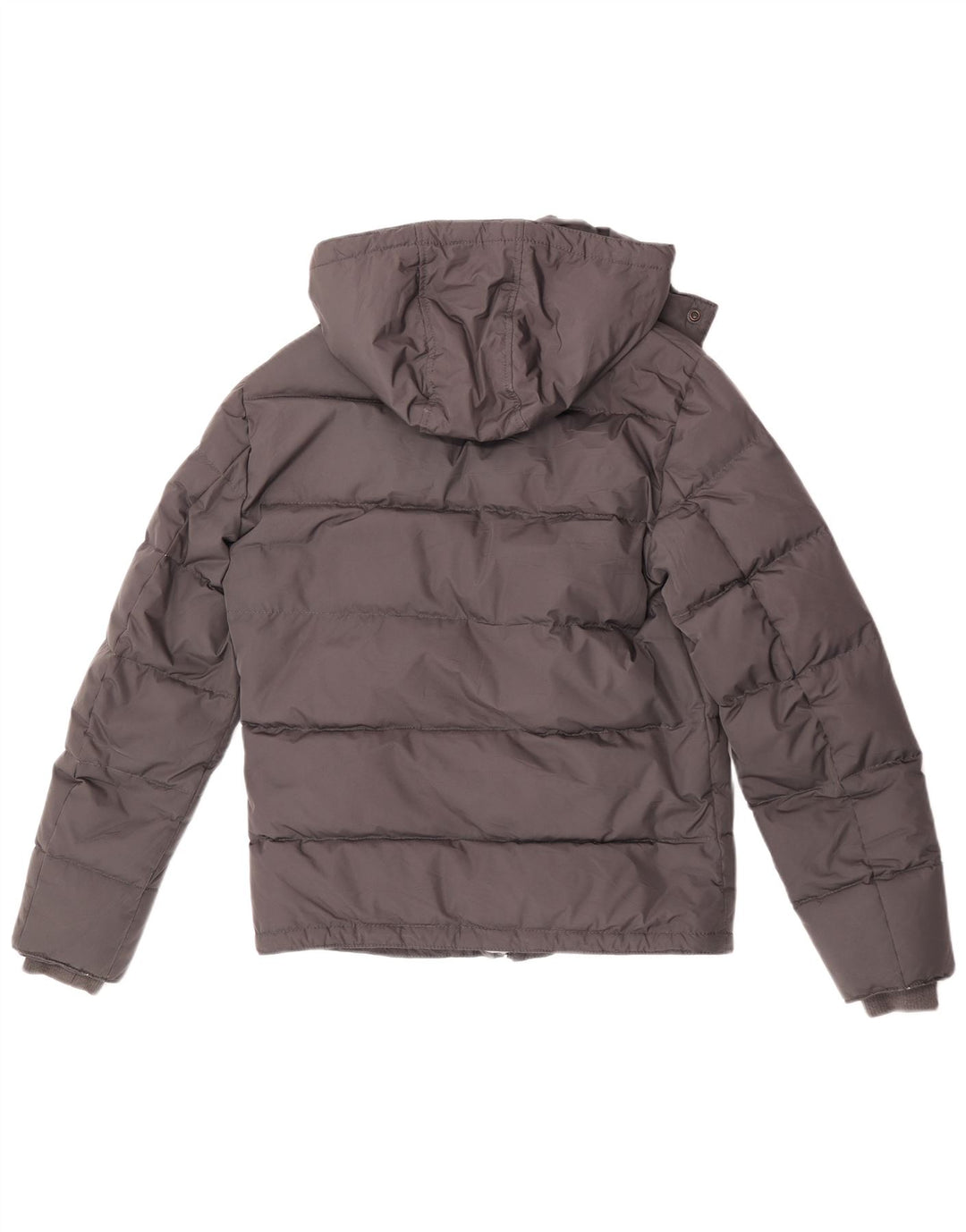 Sisley Chaqueta acolchada con capucha para hombre UK 36 Small Gris Poliéster