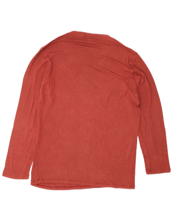 Camiseta Hombre Trussardi Jeans Manga Larga Large Viscosa Rojo