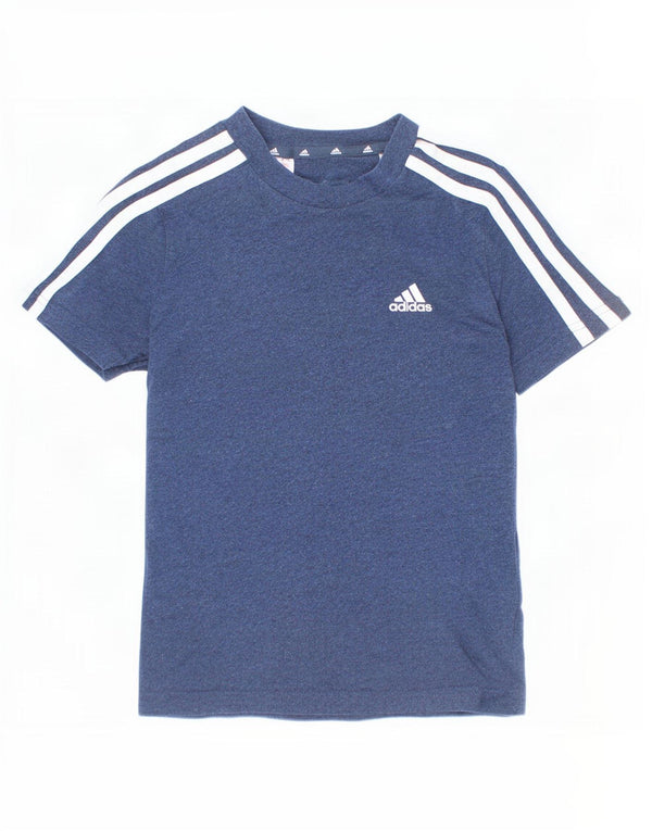 Adidas Camiseta Niño Top 7-8 Años Azul Marino Algodón