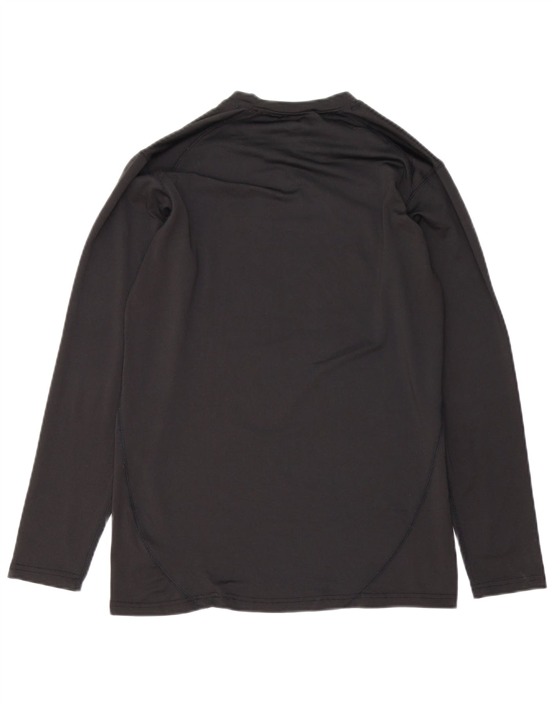 Reebok Hombre Top Manga Larga Pequeño Poliéster Negro