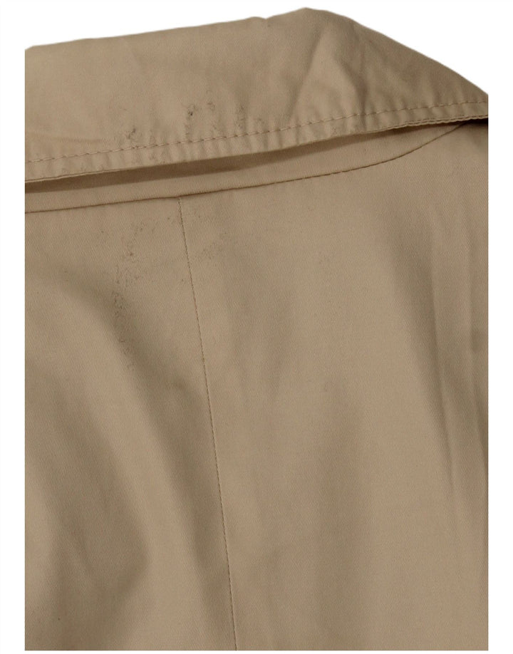 Zara Mujer Gabardina Reino Unido 44 Grande Beige