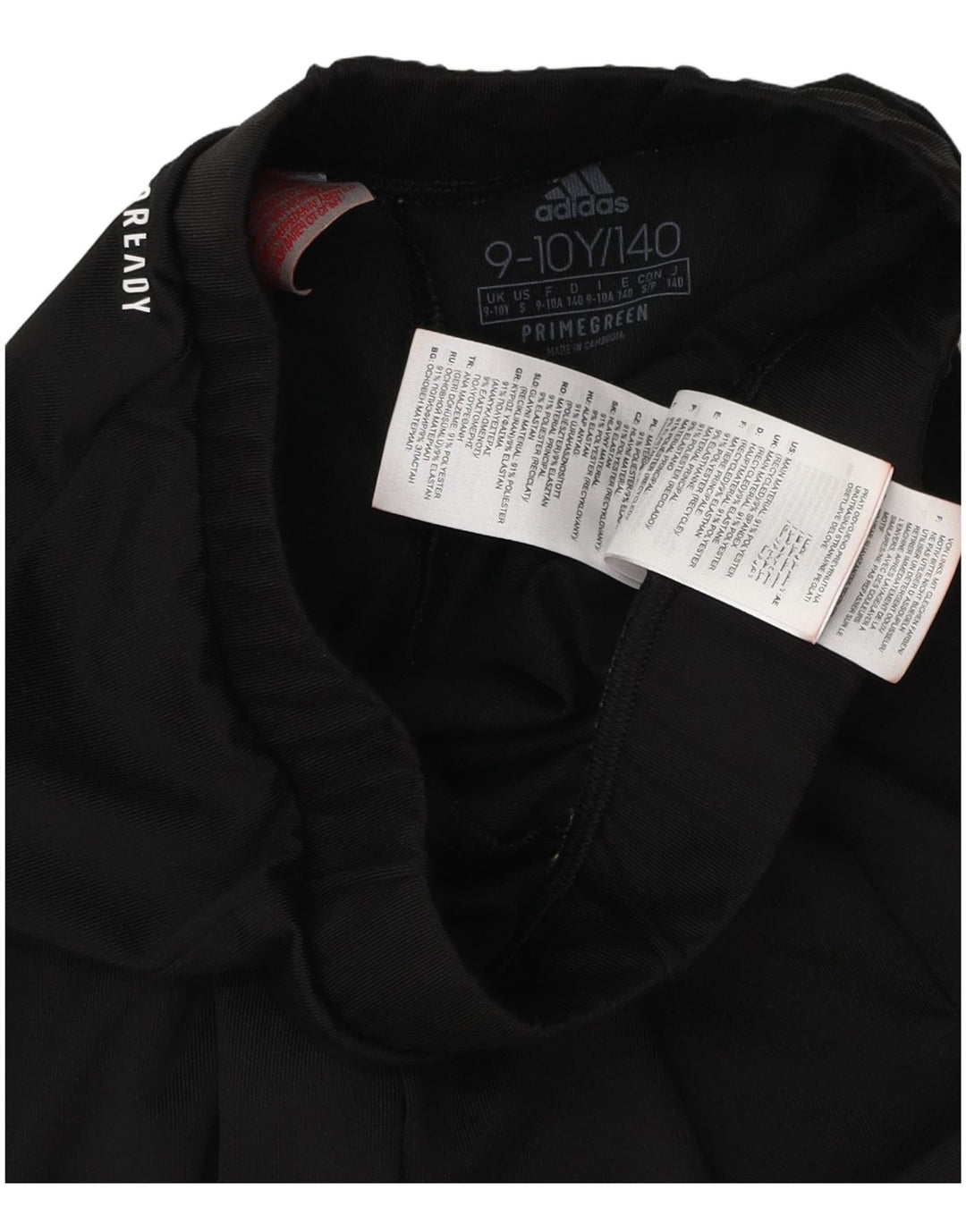 ADIDAS Leggings Aeroready Graphic para niña 9-10 años Negro Poliéster