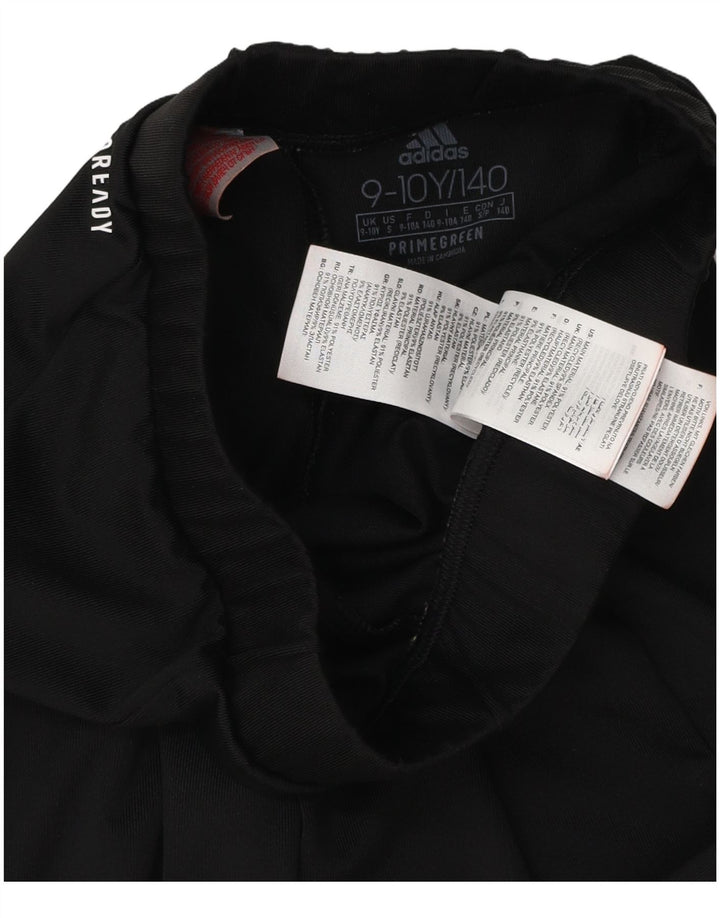 ADIDAS Leggings Aeroready Graphic para niña 9-10 años Negro Poliéster