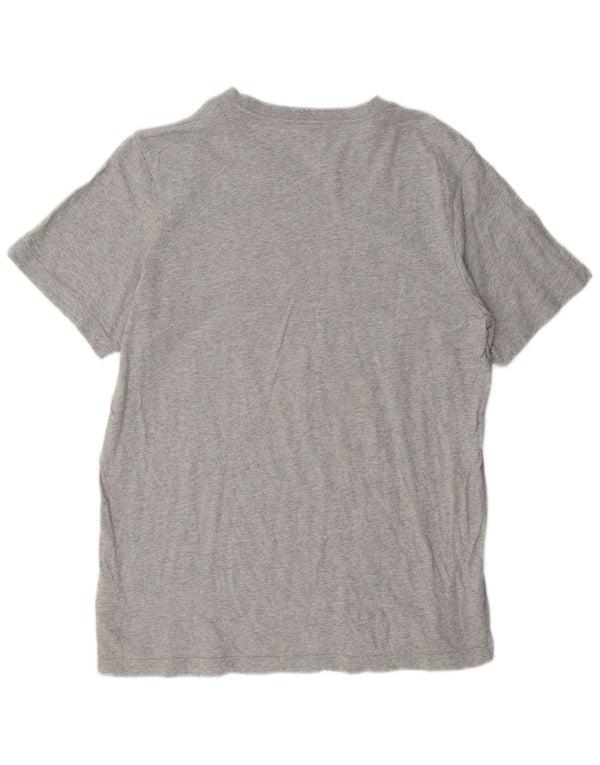 Adidas - Camiseta gráfica para hombre, talla grande, algodón gris