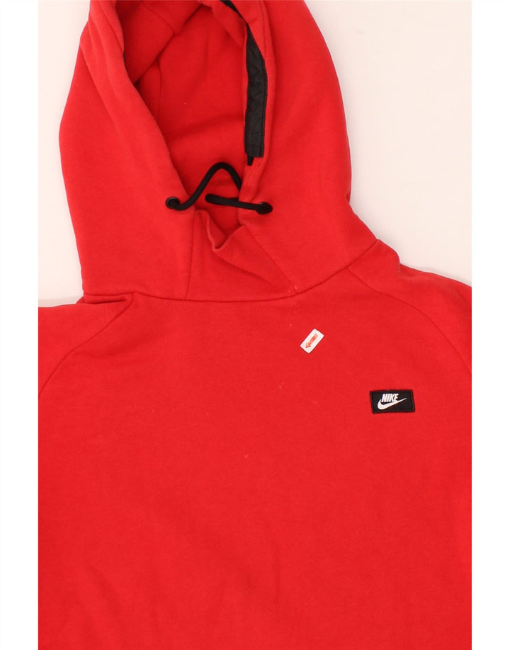 NIKE Mens Hoodie Jumper Medium Red Cotton Vintage Nike and Second-Hand Nike from Messina Hembry 