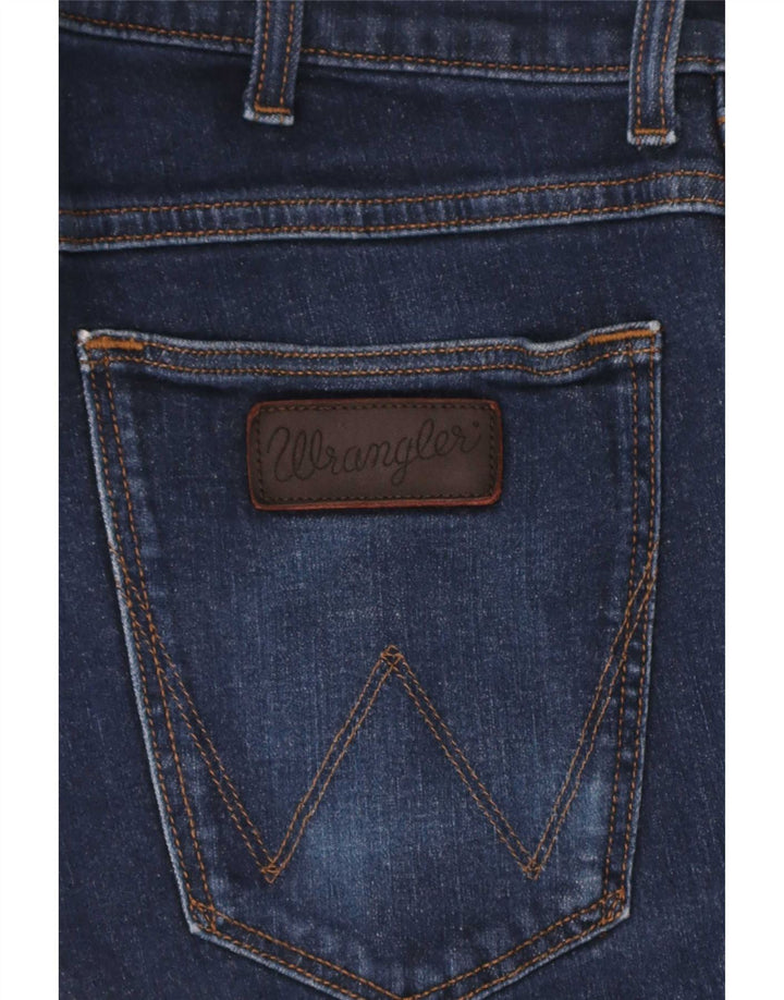 Vaqueros Wrangler Hombre Slim W31 L32 Algodón Azul Marino