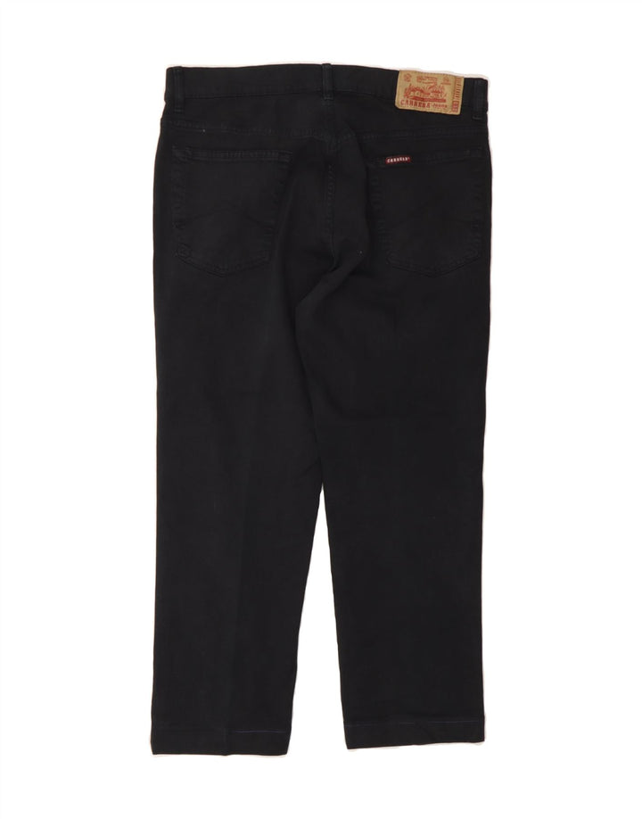 CARRERA Mens 700 Regular Cropped Jeans W34 L25 Black Cotton Vintage Carrera and Second-Hand Carrera from Messina Hembry 