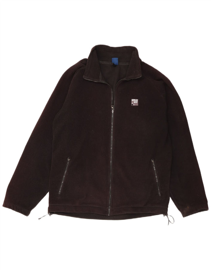 Sprayway Chaqueta polar para hombre UK 40 Large Poliéster negro