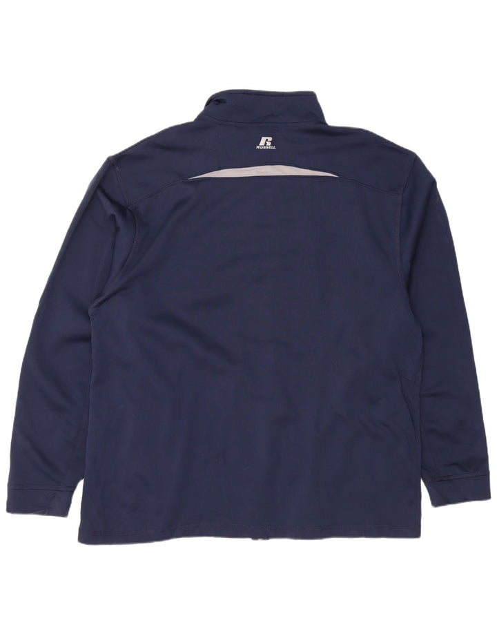 RUSSELL ATHLETIC Chaqueta de chándal para hombre XL Azul marino Colorblock