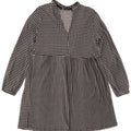 Zara Vestido Acampanado De Manga Larga Para Mujer UK 44 Medium Black Houndstooth