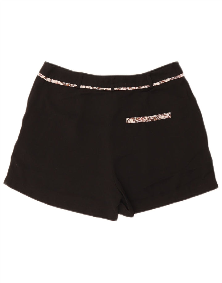 MOSSIMO Pantalones cortos chinos para mujer US 2 XS W28 Poliéster negro