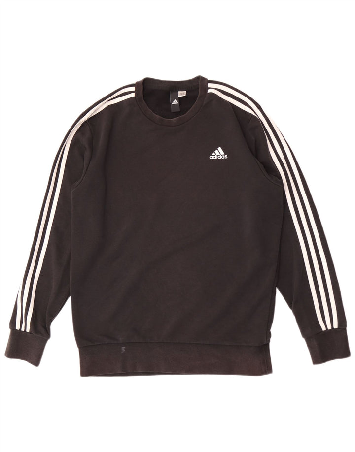 Adidas Hombre Sudadera Jumper Medium Negro