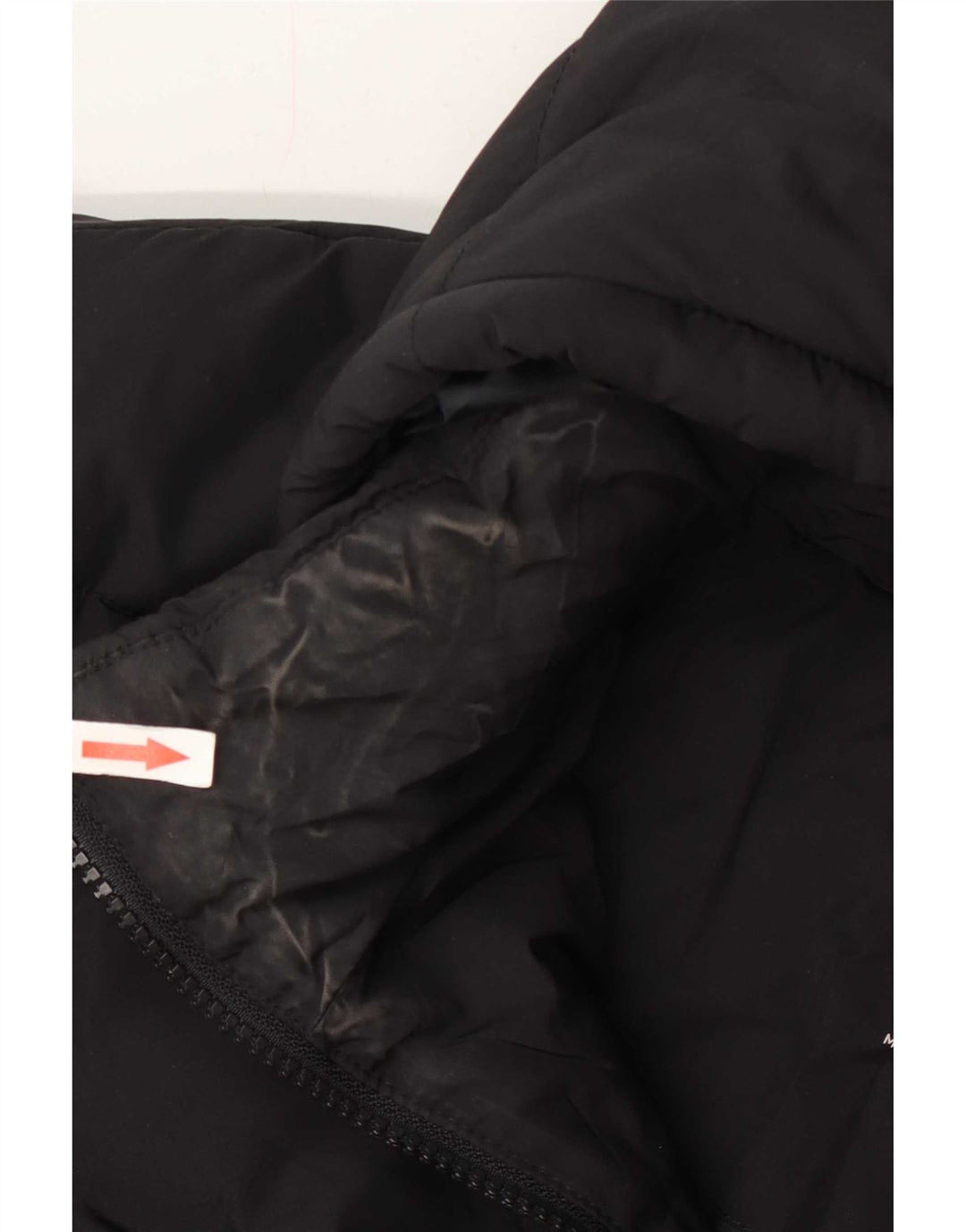 Marks & Spencer Chaqueta acolchada con capucha para mujer UK 22 3XL Poliéster negro
