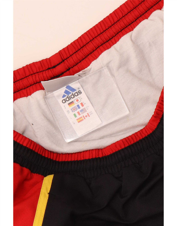 Adidas - Pantalones cortos deportivos para hombre, talla grande, color negro, poliéster