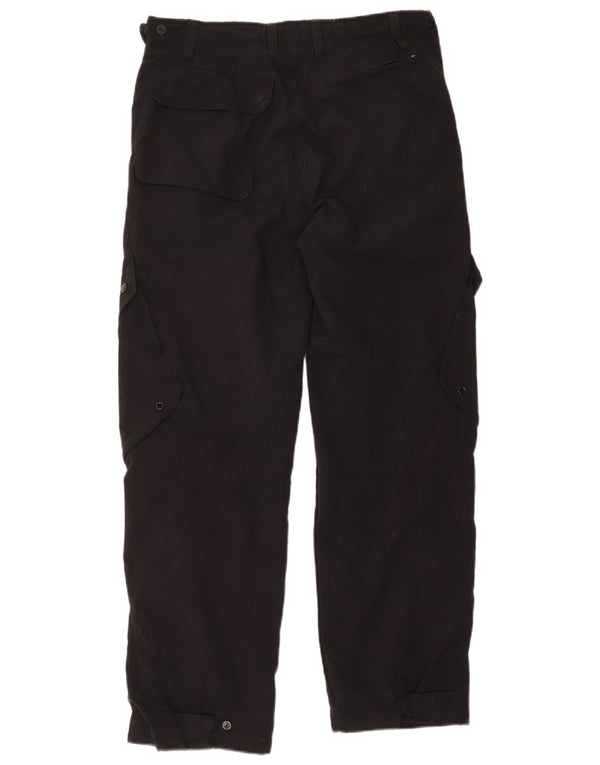 Pantalón cargo Nike para hombre mediano W34 L30 poliéster negro