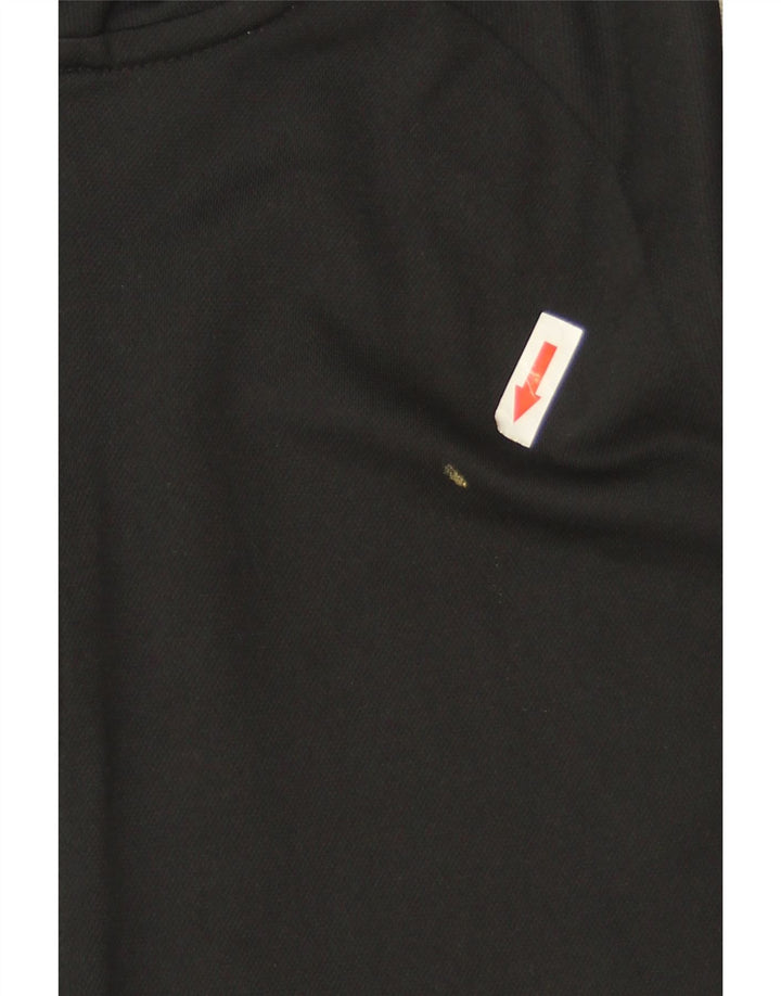 Nike Hombre Dri Fit Chándal Top Chaqueta Mediano Negro Colorblock Poliéster