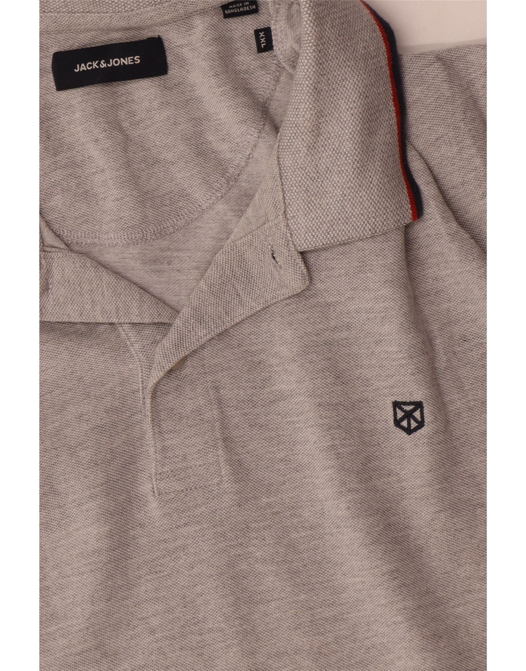 Jack & Jones Polo Hombre 2XL Algodón Gris