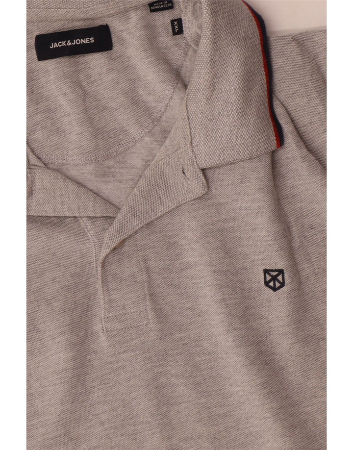 Jack & Jones Polo Hombre 2XL Algodón Gris