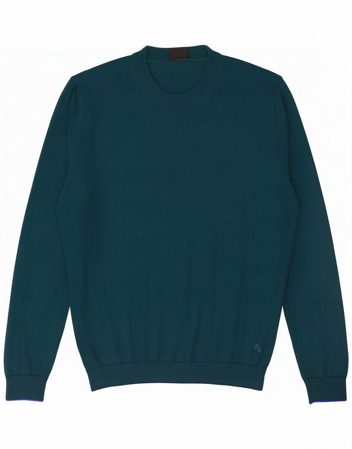 Paul Smith Jersey de cuello redondo para hombre de lana merino verde grande