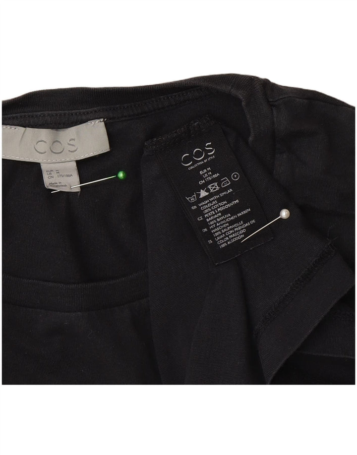 Cos camiseta para hombre Top mediano algodón negro
