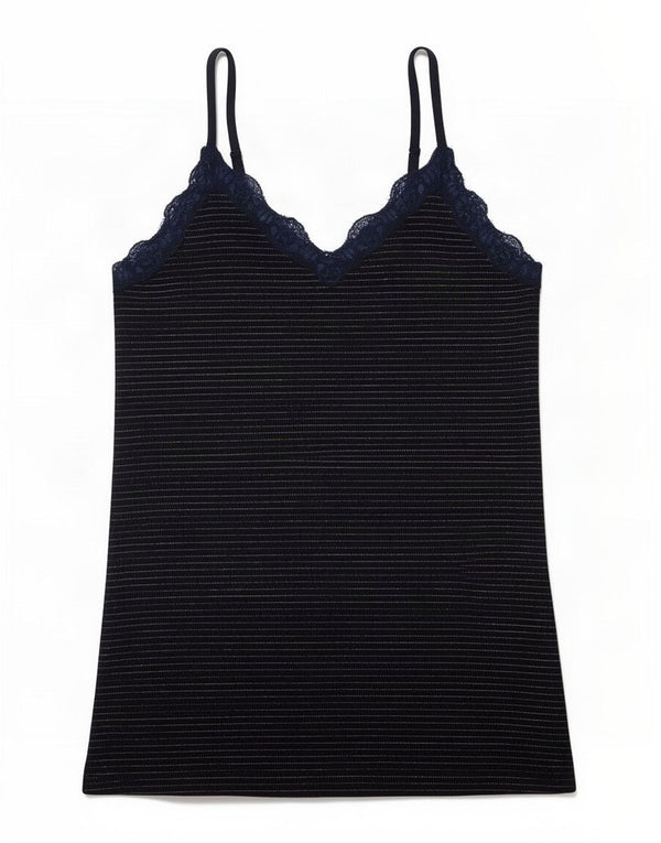 Top de tirantes para mujer de Fat Face UK 40 Small Azul marino Rayas diplomáticas Viscosa