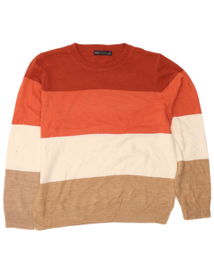 Marks & Spencer Suéter de Cuello Redondo para Mujer UK 44 Grande Multicolor