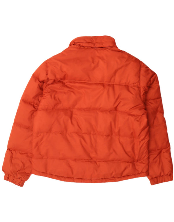 GAS Chaqueta Acolchada Básica Con Capucha Hombre UK 2XL Naranja Poliamida