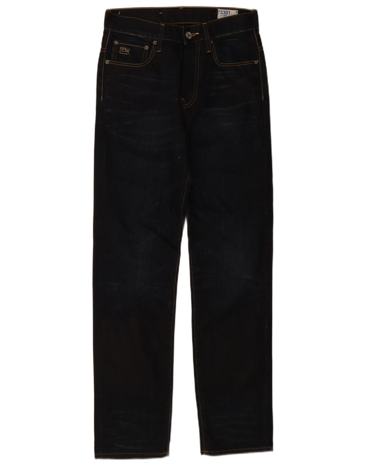 Vaqueros rectos G-Star 3301 para hombre W28 L32 Negro