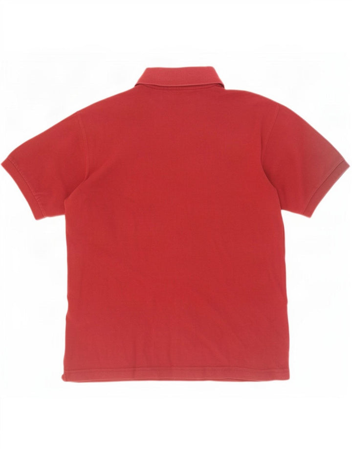 Kappa Polo Hombre Grande Rojo Algodón